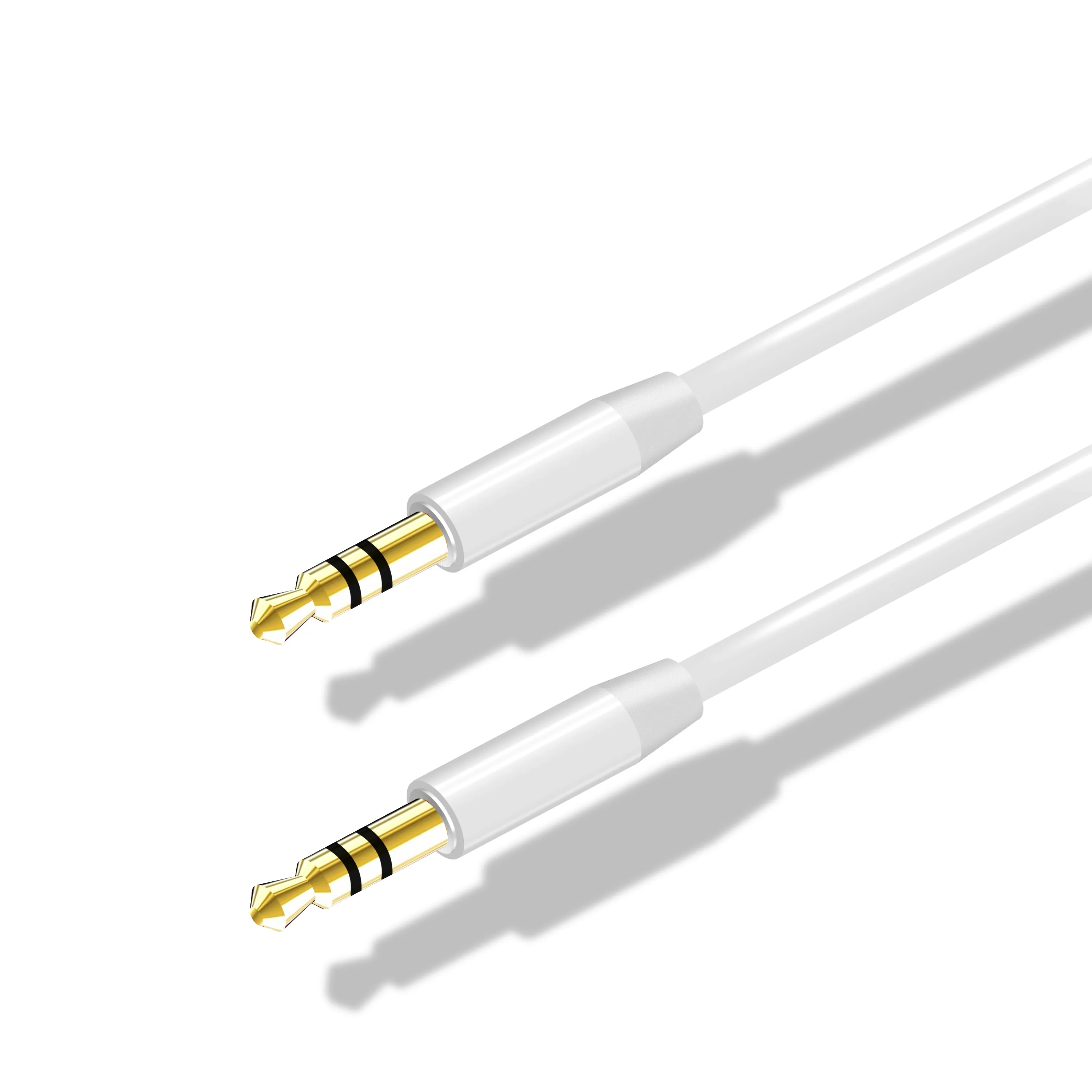 3.5mm Jack Aux Cable White Male To 3.5mm Auxiliary Jack Male Audio Cable