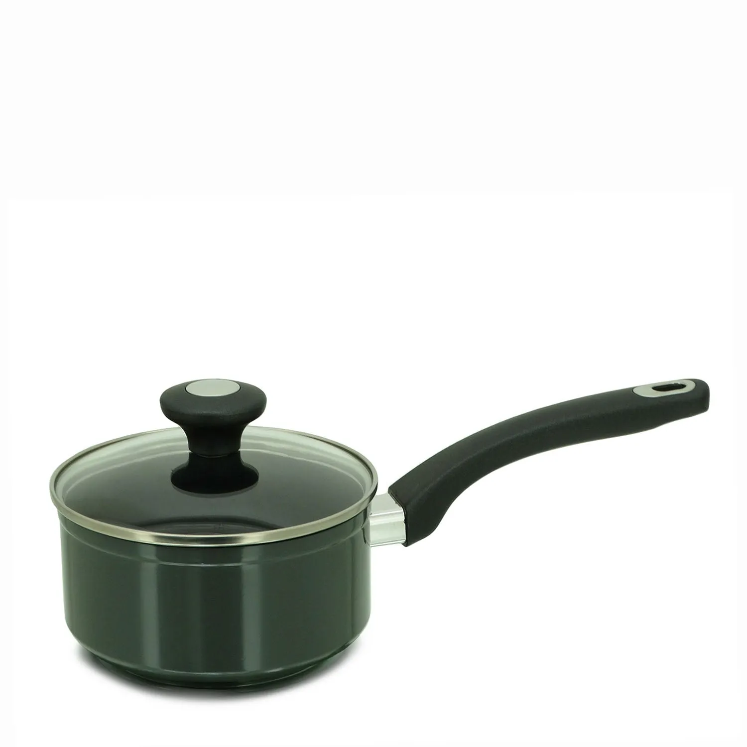 523-8721, MS- 1.6qt Al Sauce Pan W/Lid- Sharkey Grey