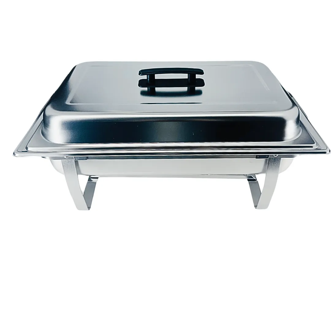 8-Quart Stainless Steel Dual Tray Chafer Set