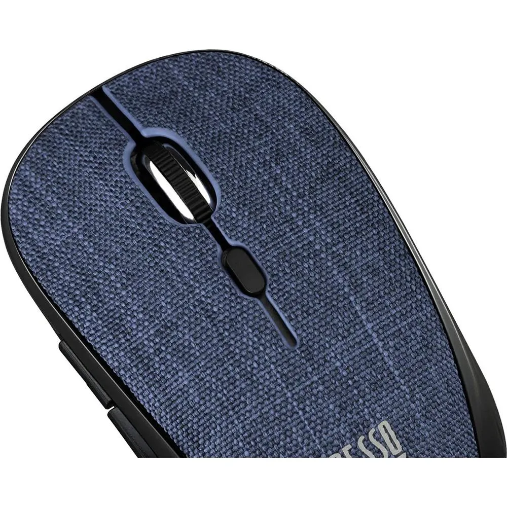 Adesso iMouse S80L Wireless Fabric Optical Mini Mouse (Blue)