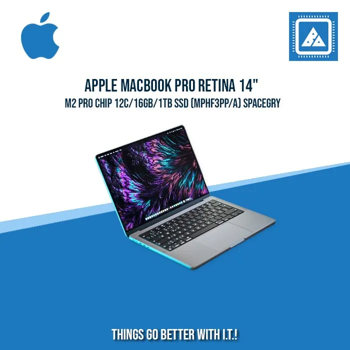 APPLE MACBOOK PRO RETINA 14" M2 PRO CHIP  (MPHF3PP/A)  | BEST FOR FREELANCER AND CORPORATES LAPTOP