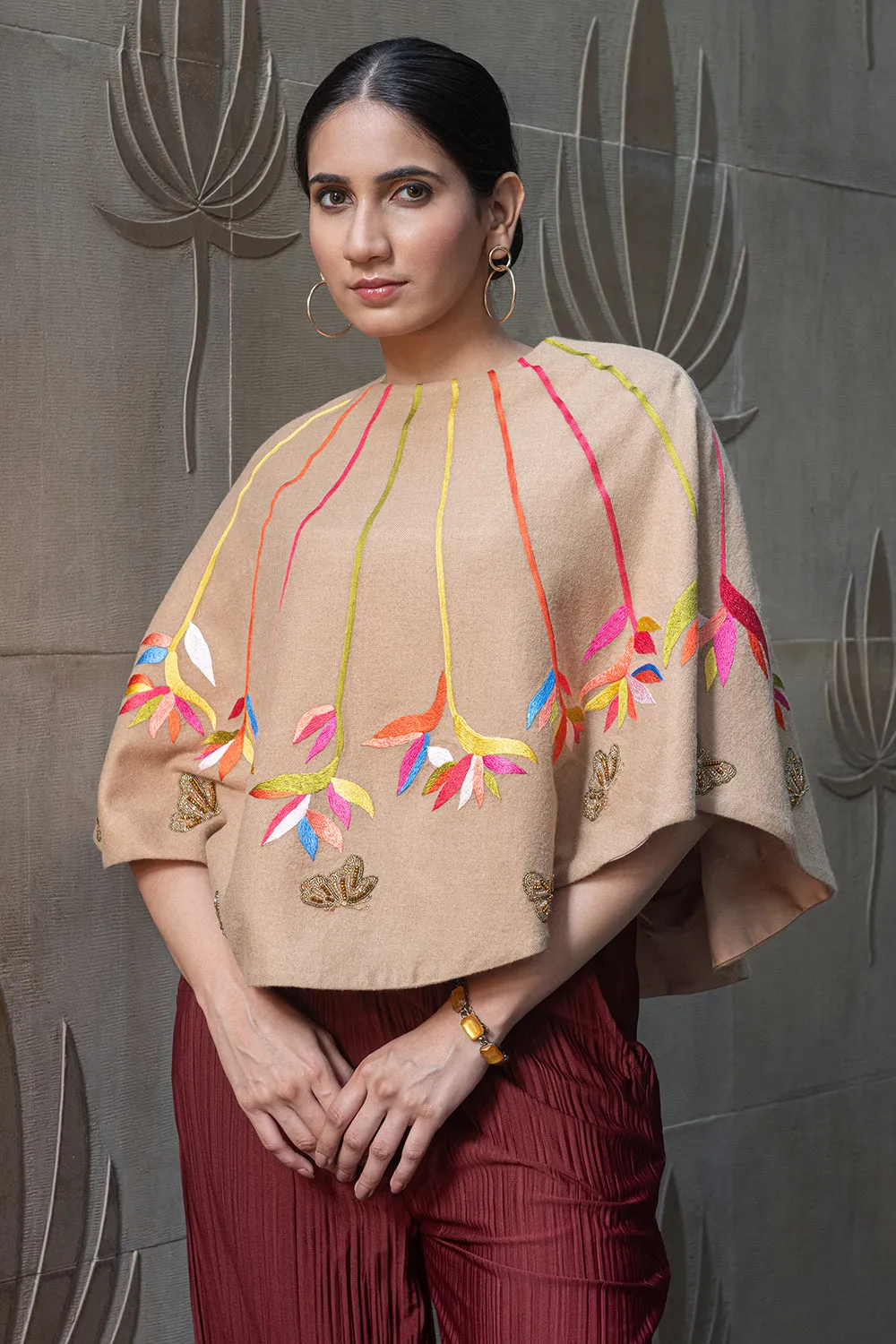 Birds of Paradise Poncho