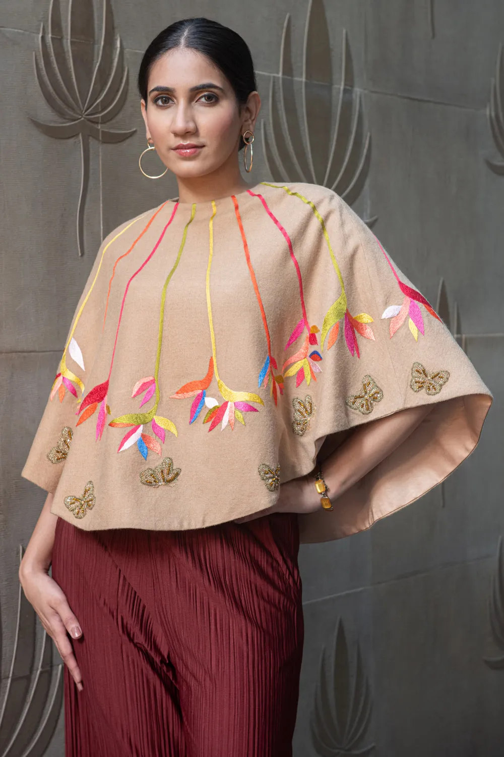 Birds of Paradise Poncho