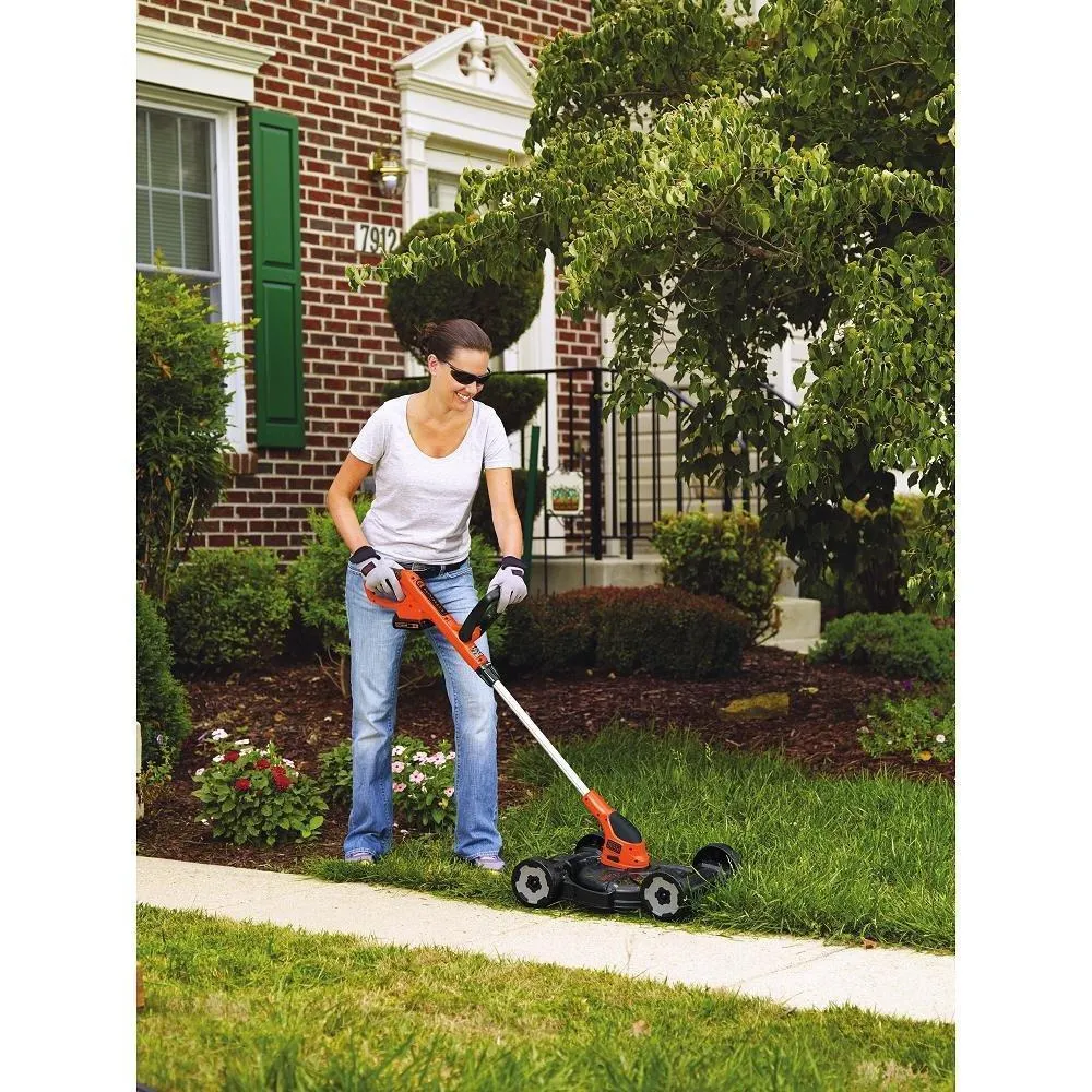 BLACK DECKER MTC220 12-Inch 20V MAX Lithium Cordless 3-in-1 Trimmer/Edger and Mower