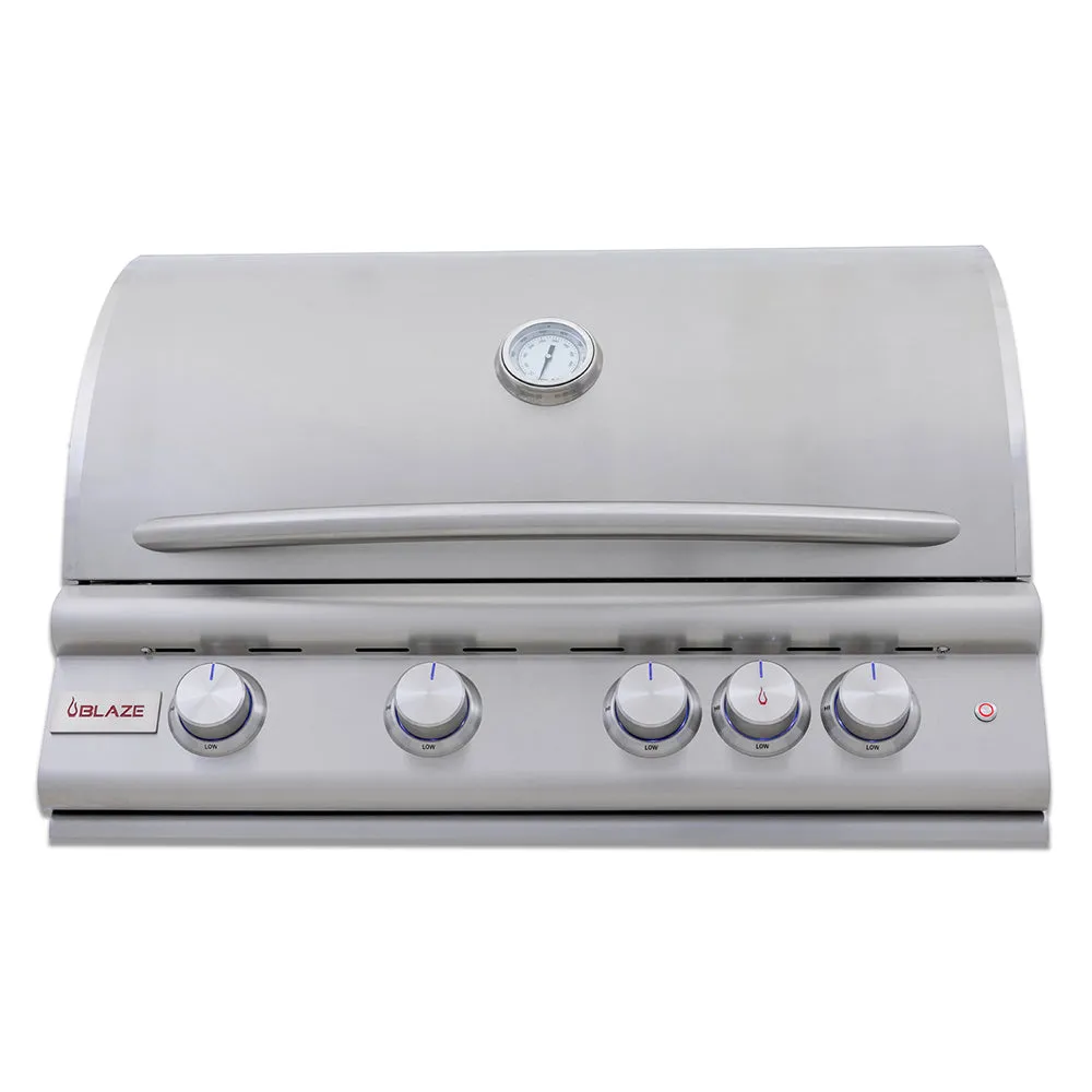 Blaze 32 Inch 4 Burner LTE Plus Stainless Steel Gas Grill BLZ-4LTE3-NG