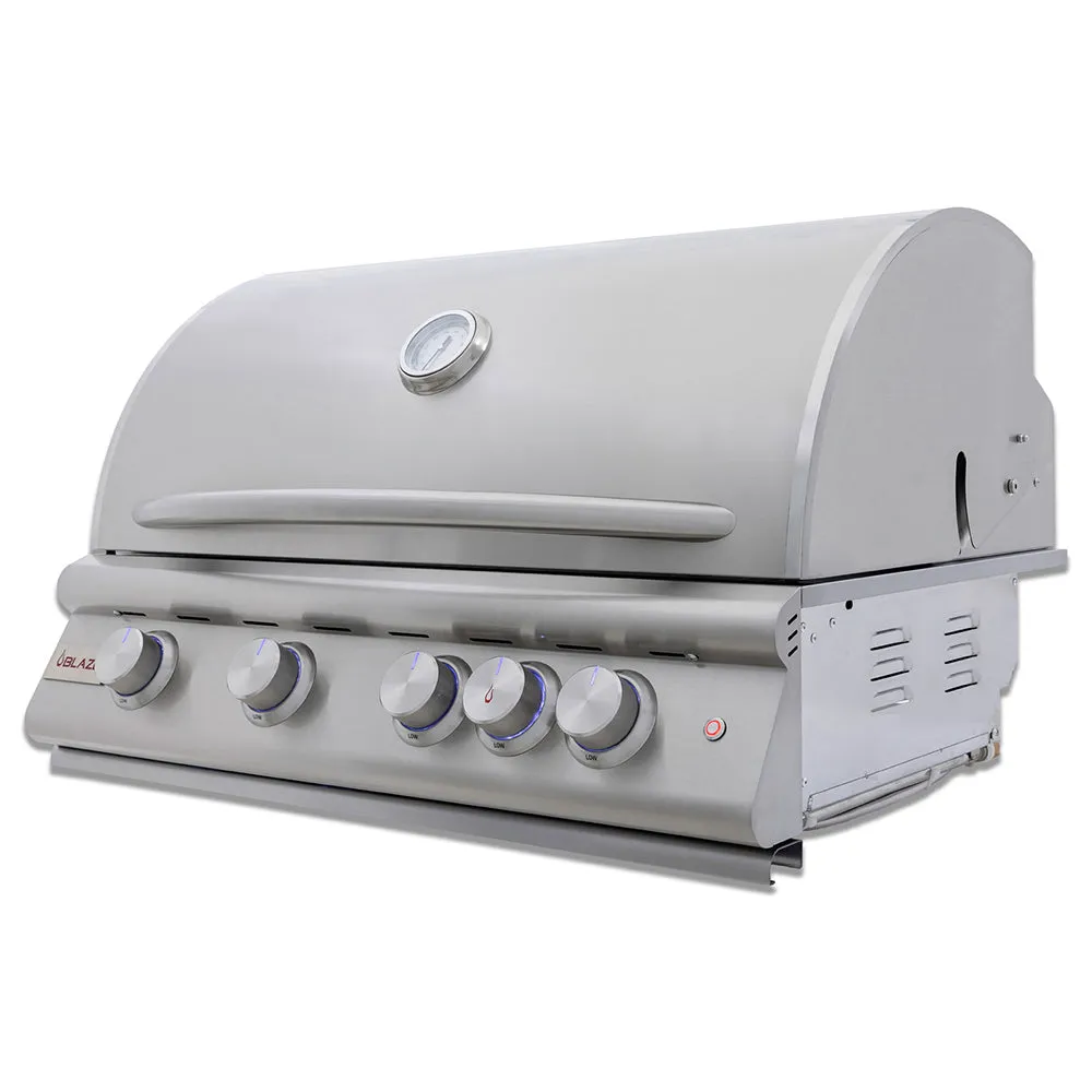 Blaze 32 Inch 4 Burner LTE Plus Stainless Steel Gas Grill BLZ-4LTE3-NG