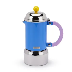 Bodum Chambord Stainless Steel Espresso Maker - Pale Blue