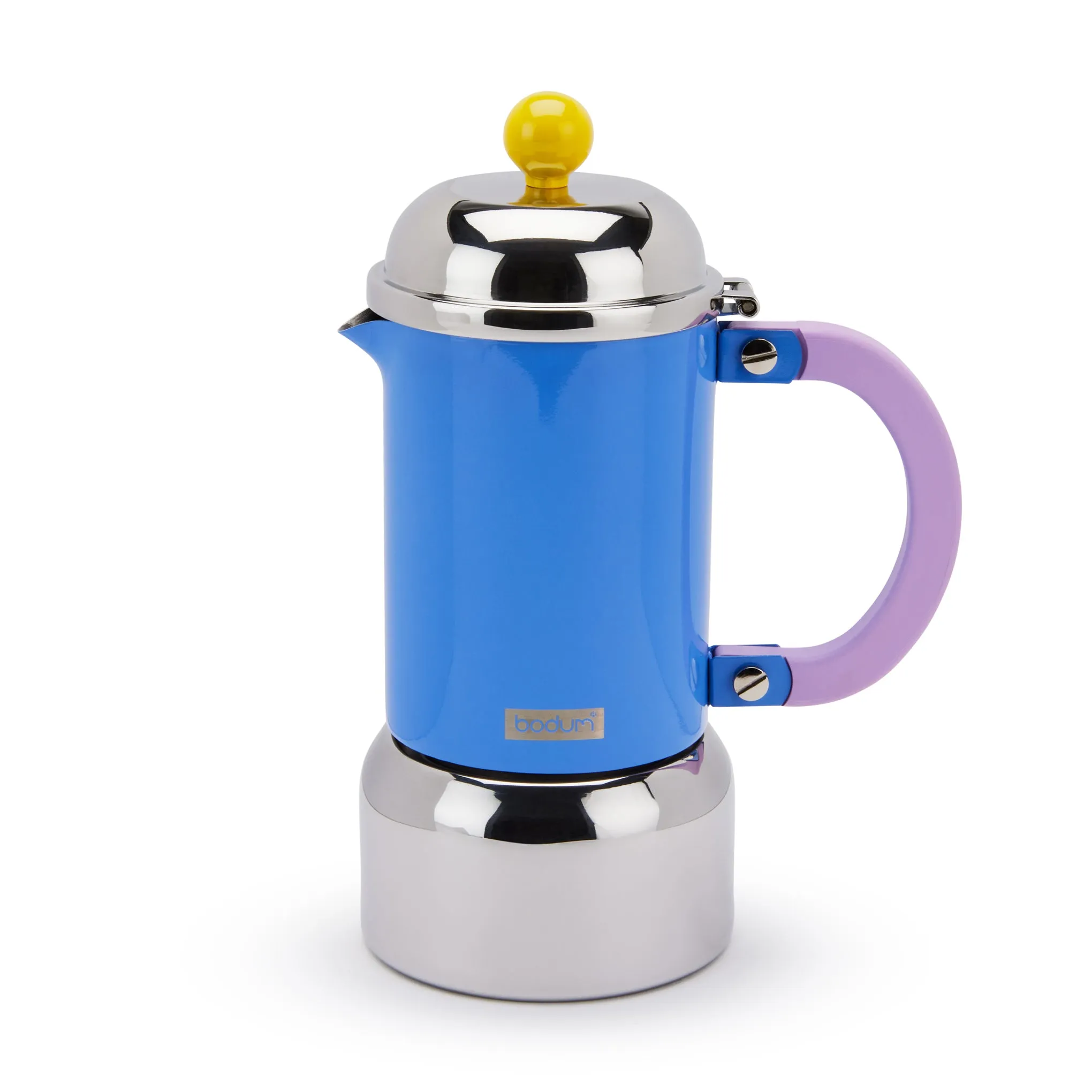 Bodum Chambord Stainless Steel Espresso Maker - Pale Blue