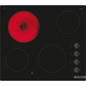 Bosch PKE611CA3E Serie 2 Electric hob 60 cm Black surface mount without frame