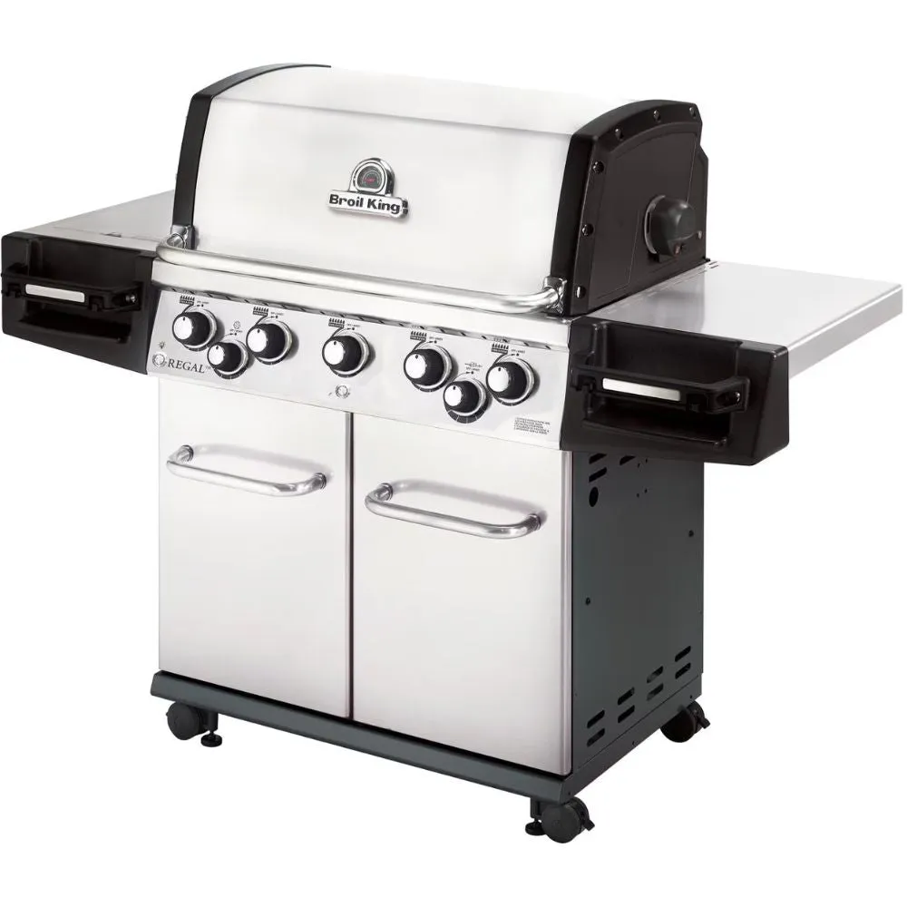 Broil King Regal™ S 590 Pro Freestanding Gas Grill w/ Rotisserie & Side Burner