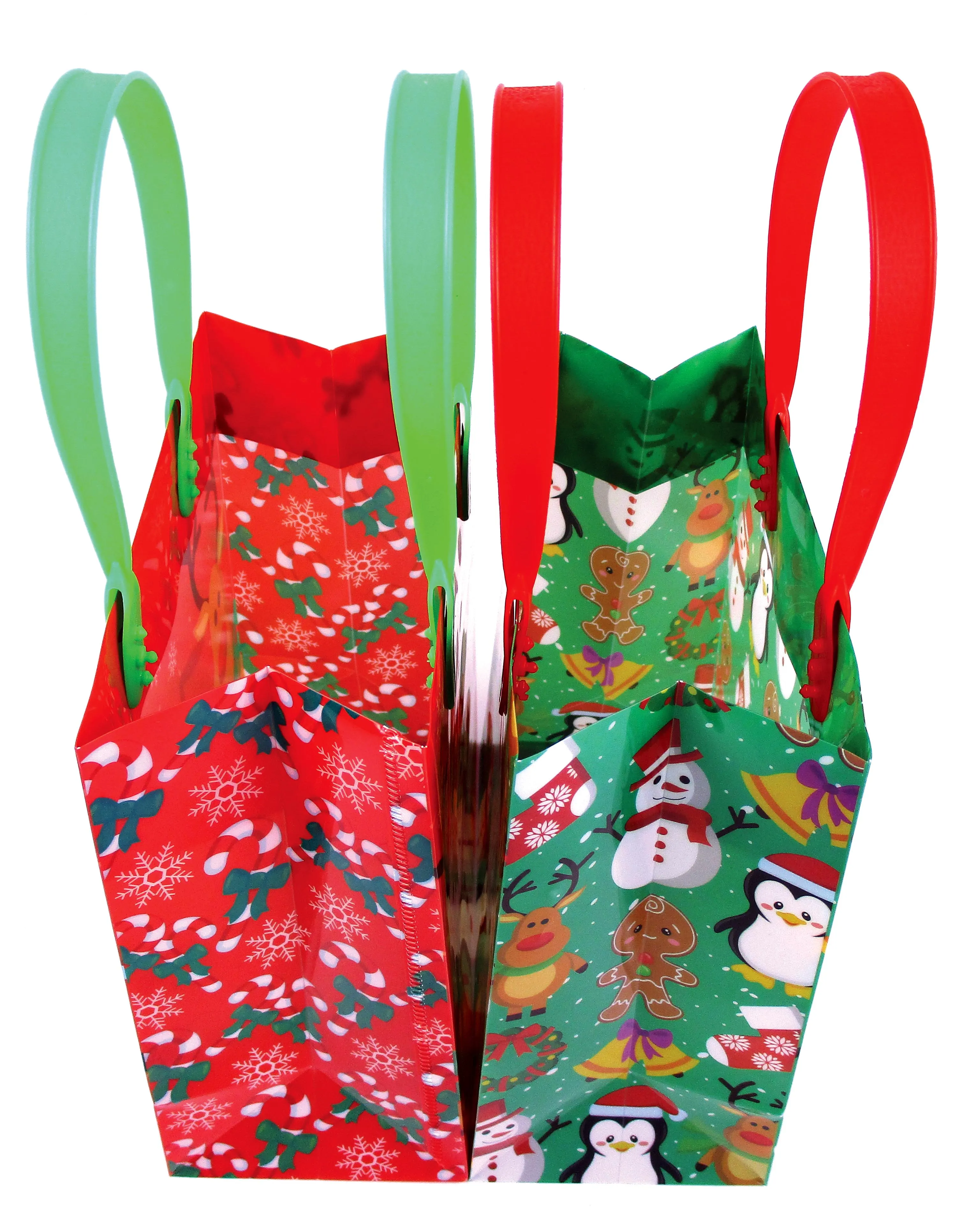 Christmas Party Favor Treat Bags - 12 Bags