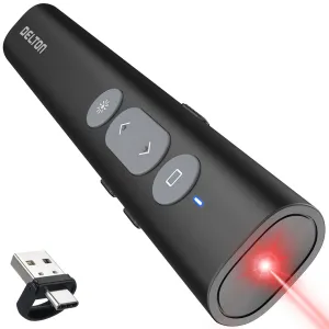 Delton LP21 Wireless Presentation Remote with Laser Pointer