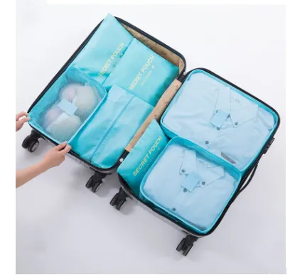 Durable Waterproof Nylon Packing Cube Travel Organizer Bag