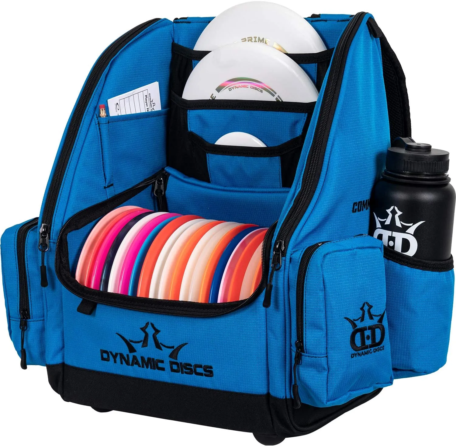 Dynamic Discs Commander Backpack Disc Golf Bag - Ripstop Blue