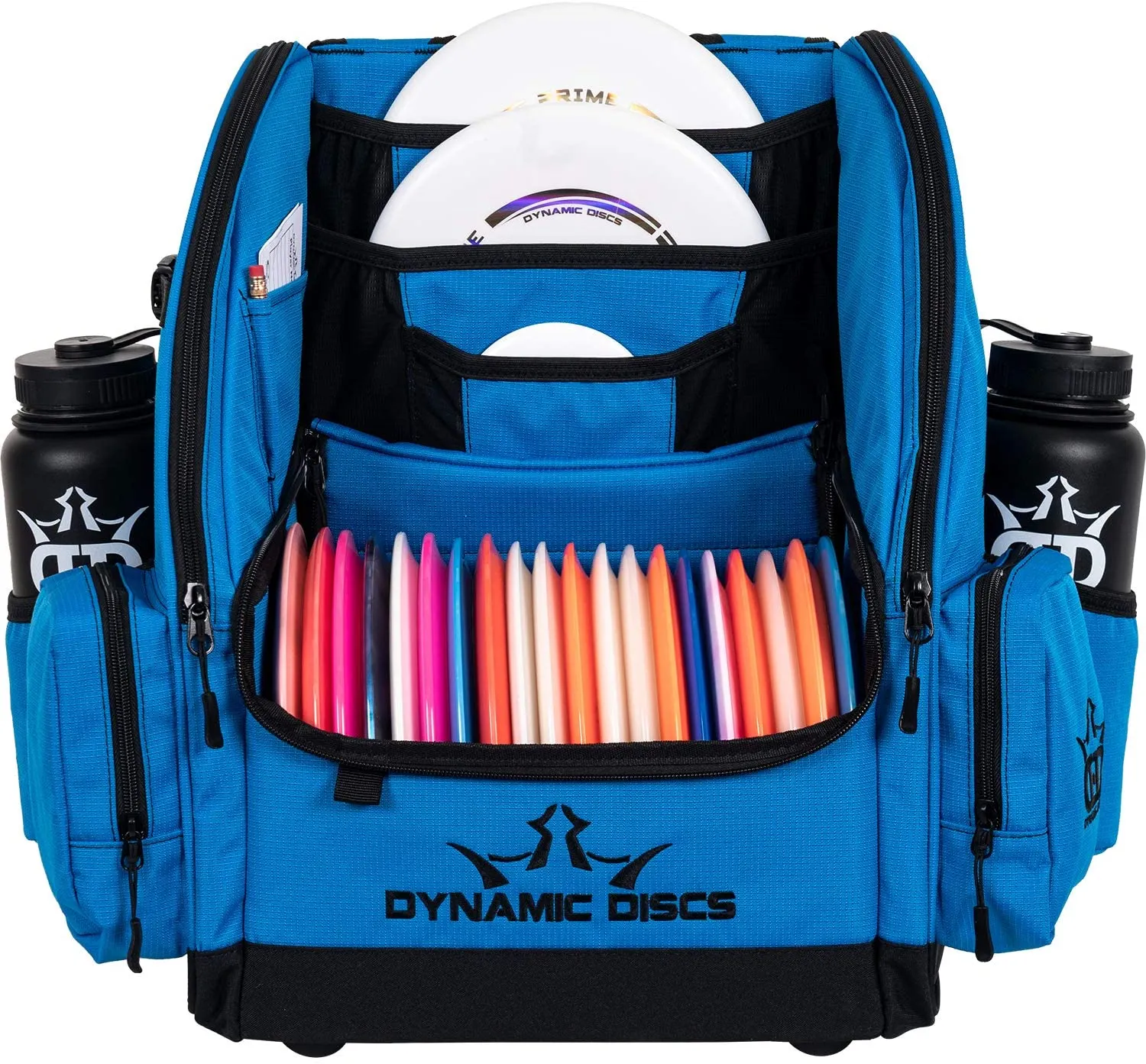 Dynamic Discs Commander Backpack Disc Golf Bag - Ripstop Blue