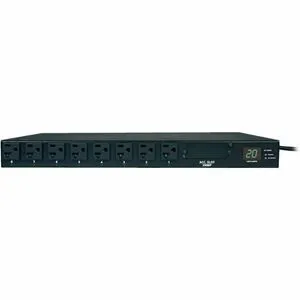 Eaton Tripp Lite Series 1.9kW Single-Phase Local Metered Automatic Transfer Switch PDU, 2 120V L5-20P / 5-20P Inputs, 16 5-15/20R Outputs, 1U, TAA