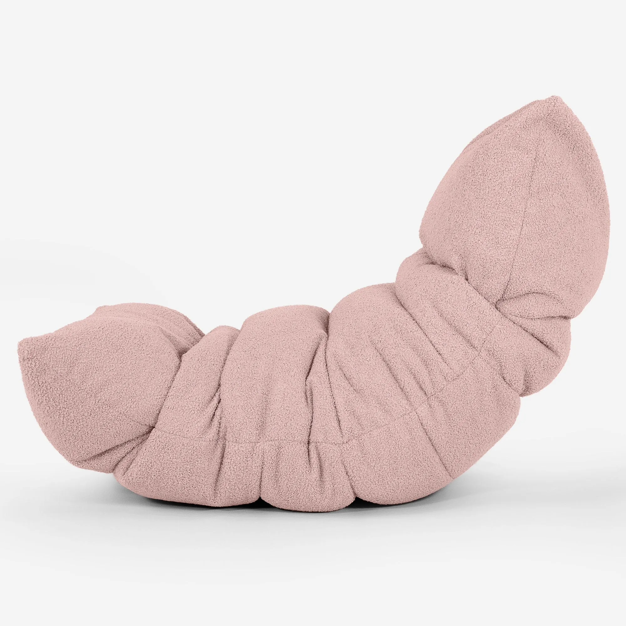 Eva Lounger Bean Bag - Boucle Pink