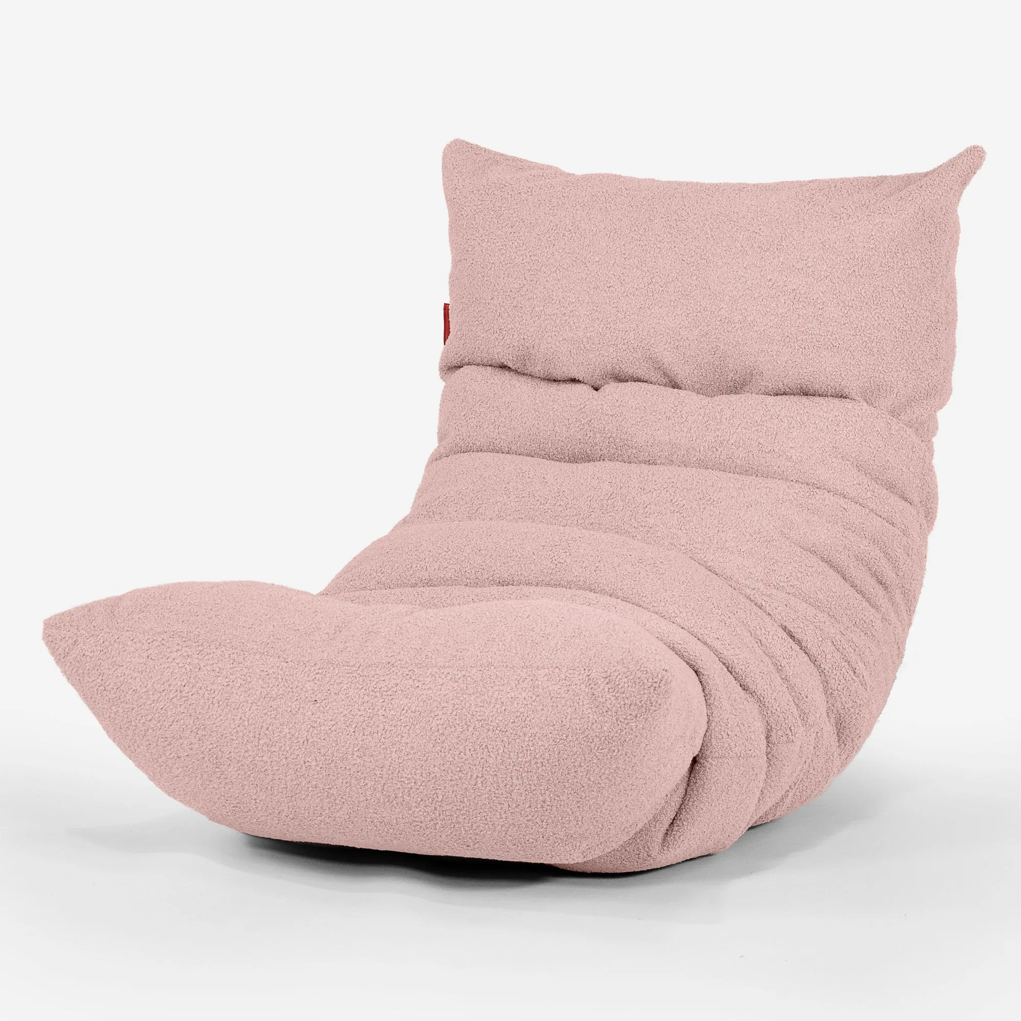 Eva Lounger Bean Bag - Boucle Pink