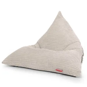 Gaming Lounger Bean Bag - Cord Ivory