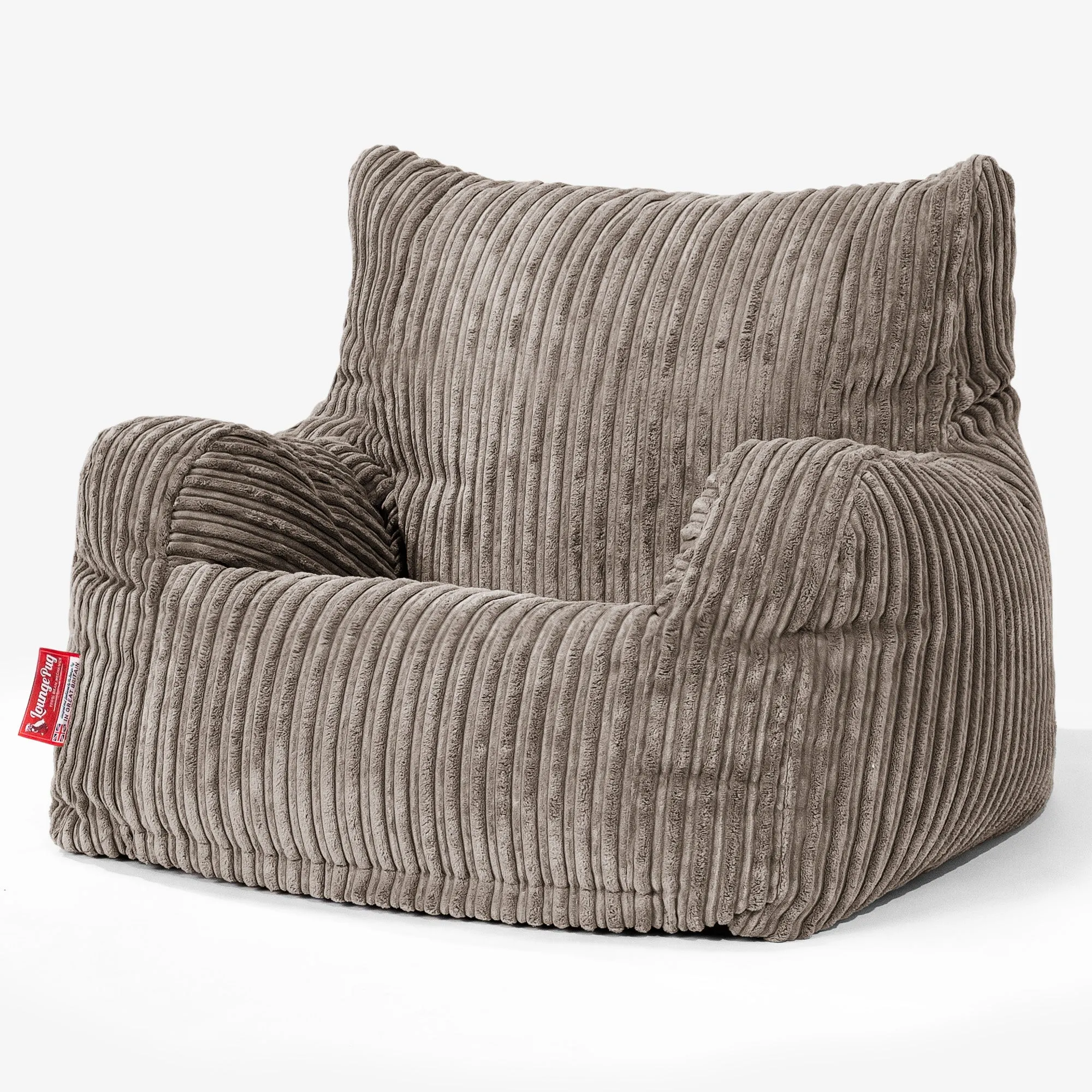 Josephine Bean Bag Armchair - Cord Dovetail Grey