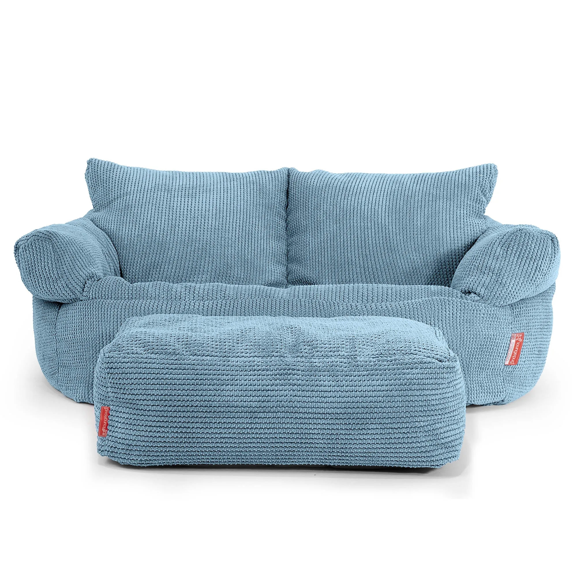 Josephine Sofa Bean Bag - Pom Pom Aegean Blue