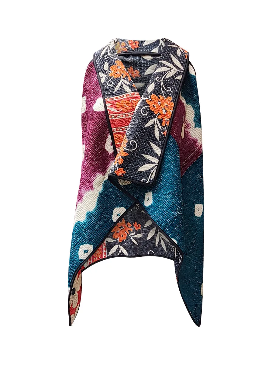 kantha vintage cape firangi