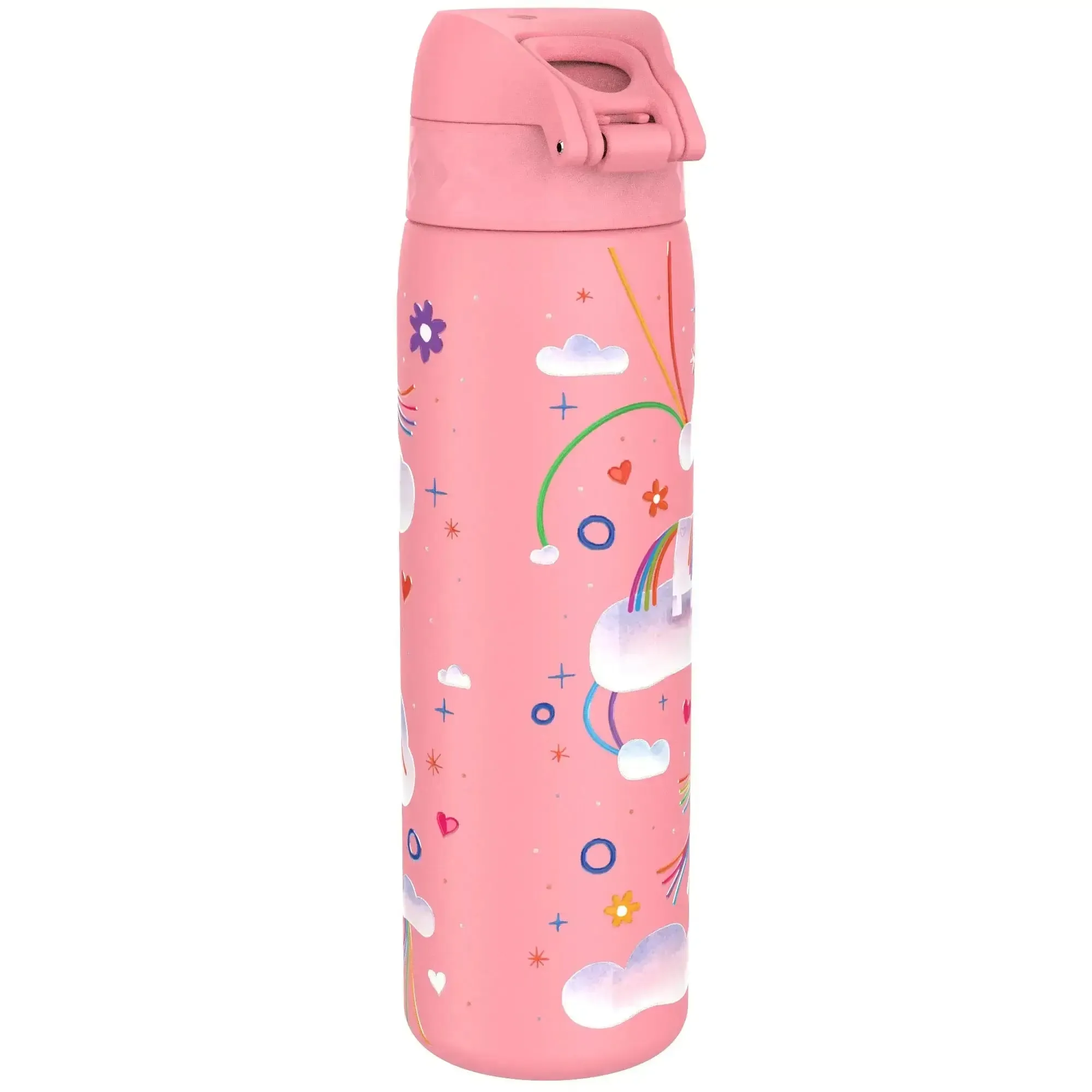 Leak Proof Slim Thermal Steel Water Bottle, Insulated, Unicorn, 500ml (17oz)