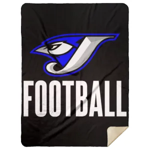 Logo Football MSHL Premium Sherpa Blanket 60x80