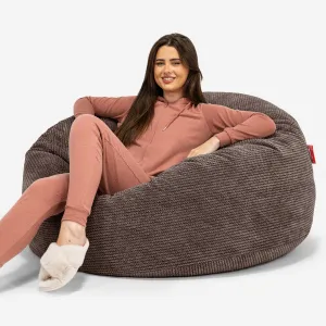 Mammoth Bean Bag Sofa - Pom Pom Chocolate Brown