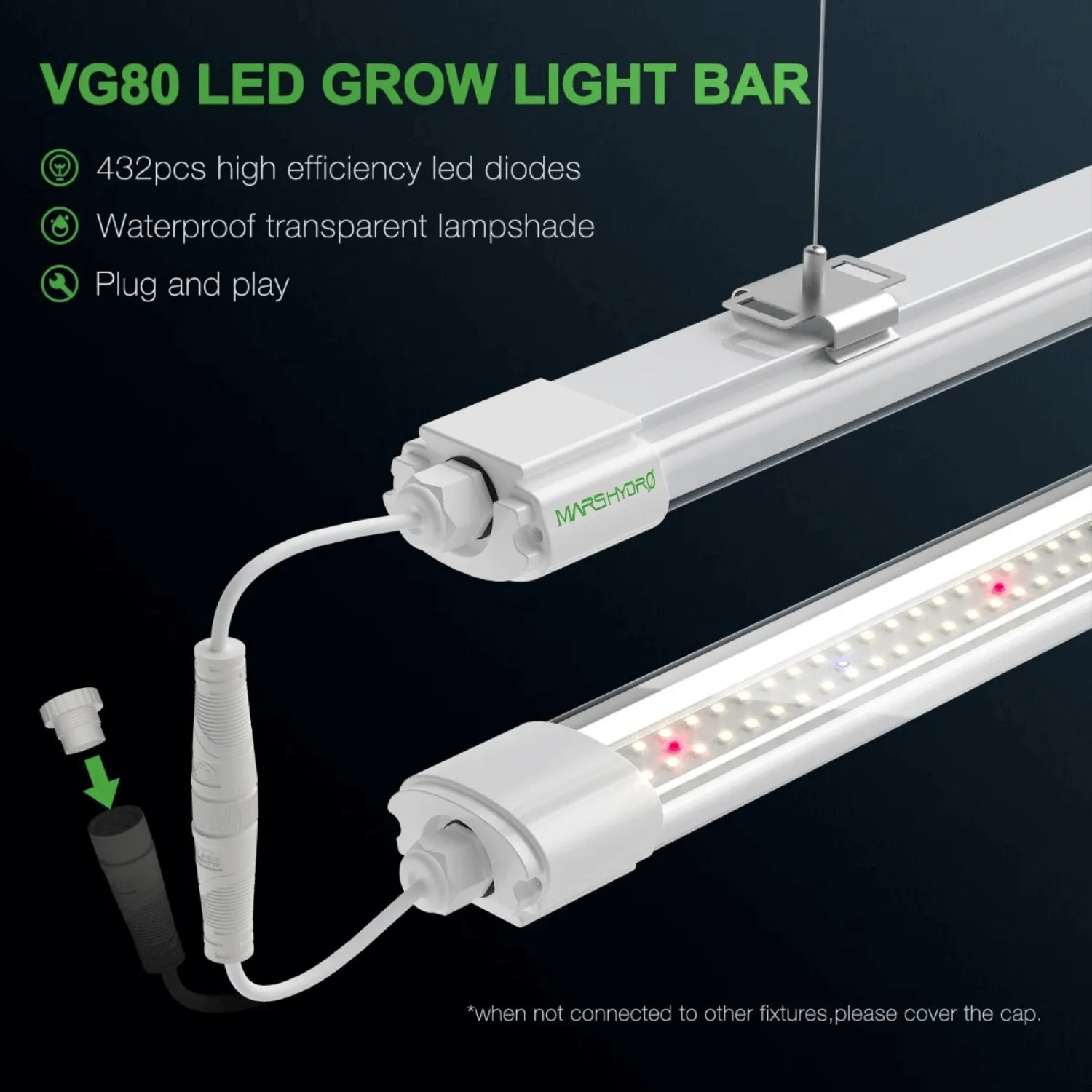 Mars Hydro VG80 80W Seedling LED Grow Light