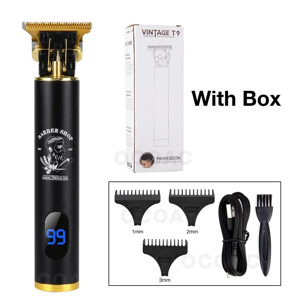 Men Cordless Rechargeable Hair Clipper Beard Trimmer Shaver