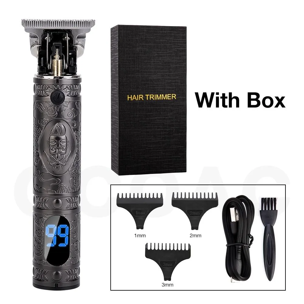 Men Professional Electric Hair Clipper Beard Trimmer Barber Shop Hair Cutting Machine