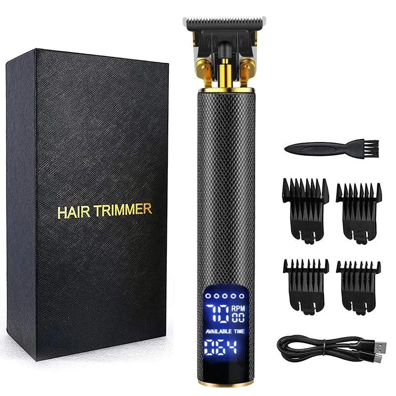 Men Professional Electric Hair Clipper Beard Trimmer Barber Shop Hair Cutting Machine