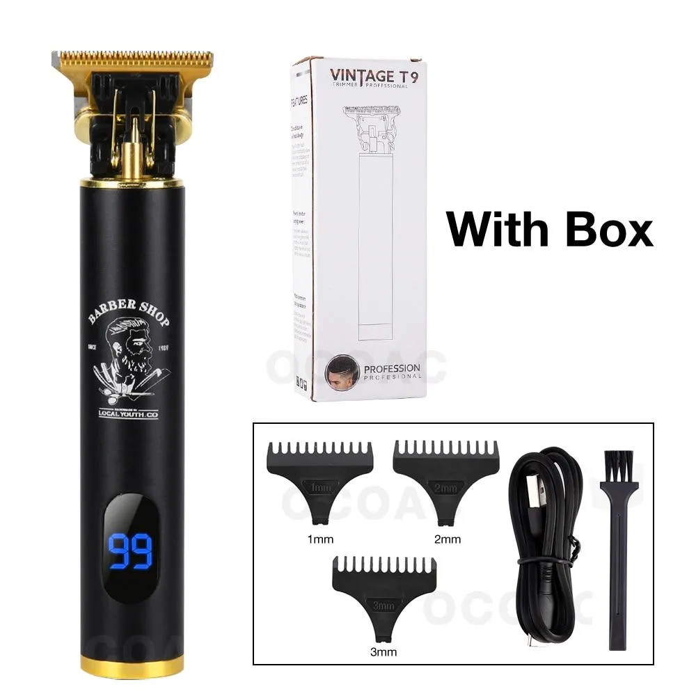 Men Professional Electric Hair Clipper Beard Trimmer Barber Shop Hair Cutting Machine