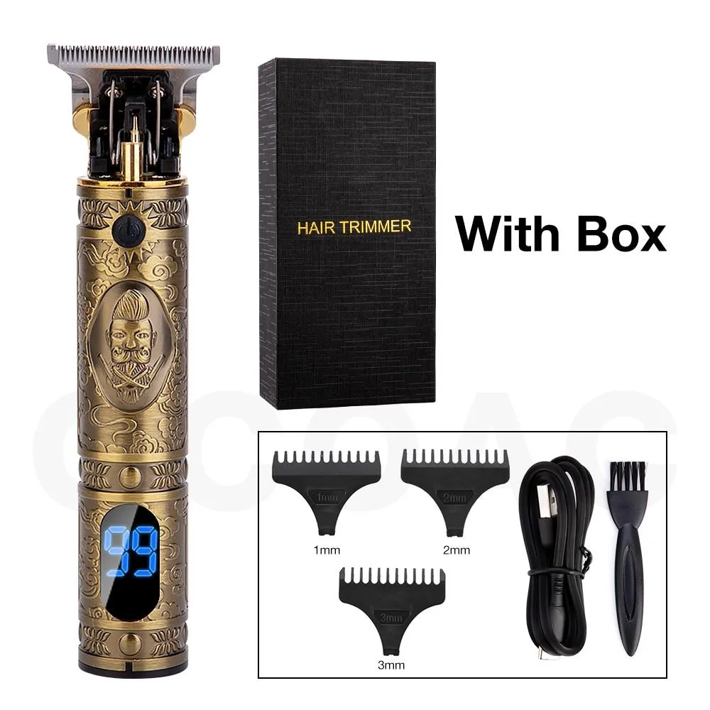 Men Professional Electric Hair Clipper Beard Trimmer Barber Shop Hair Cutting Machine