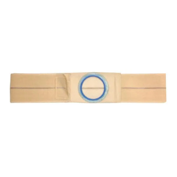 Nu-Hope Special Support Belt, Original Flat Panel, 3-1/4" Stoma, 5" Center Wide, XL (41" to 47" Waist), Beige