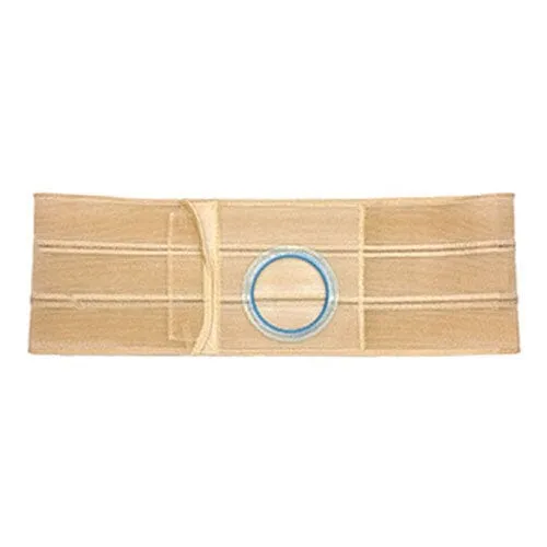 Nu-Hope Support Belt, Original Flat Panel, 2-3/4" Center Stoma, 5" Wide, Large (36" to 41" Waist), Beige