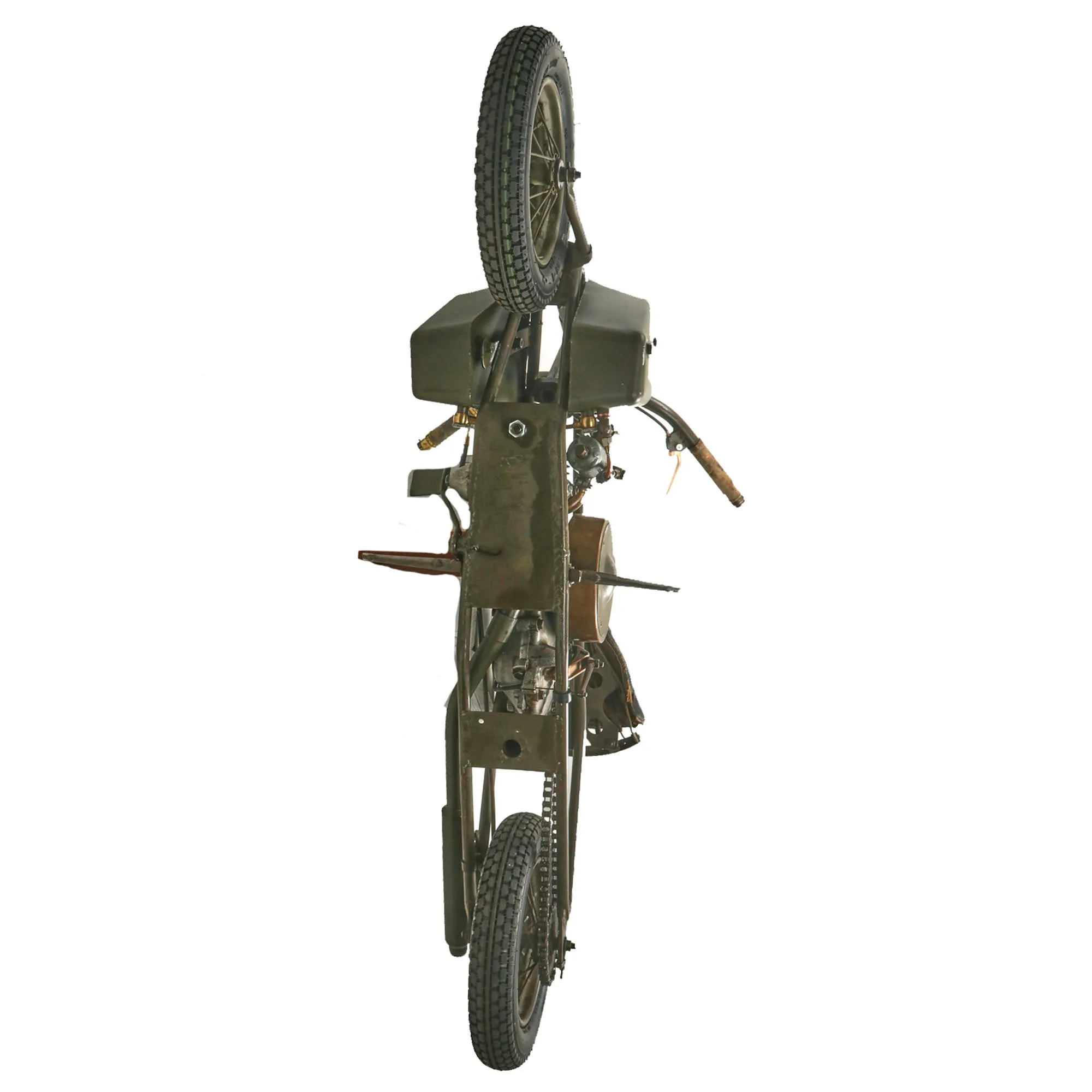 Original British WWII 1942 Mark I Excelsior Welbike Folding Miniature Airborne Motorcycle - Frame Number 826 - Fully Functional