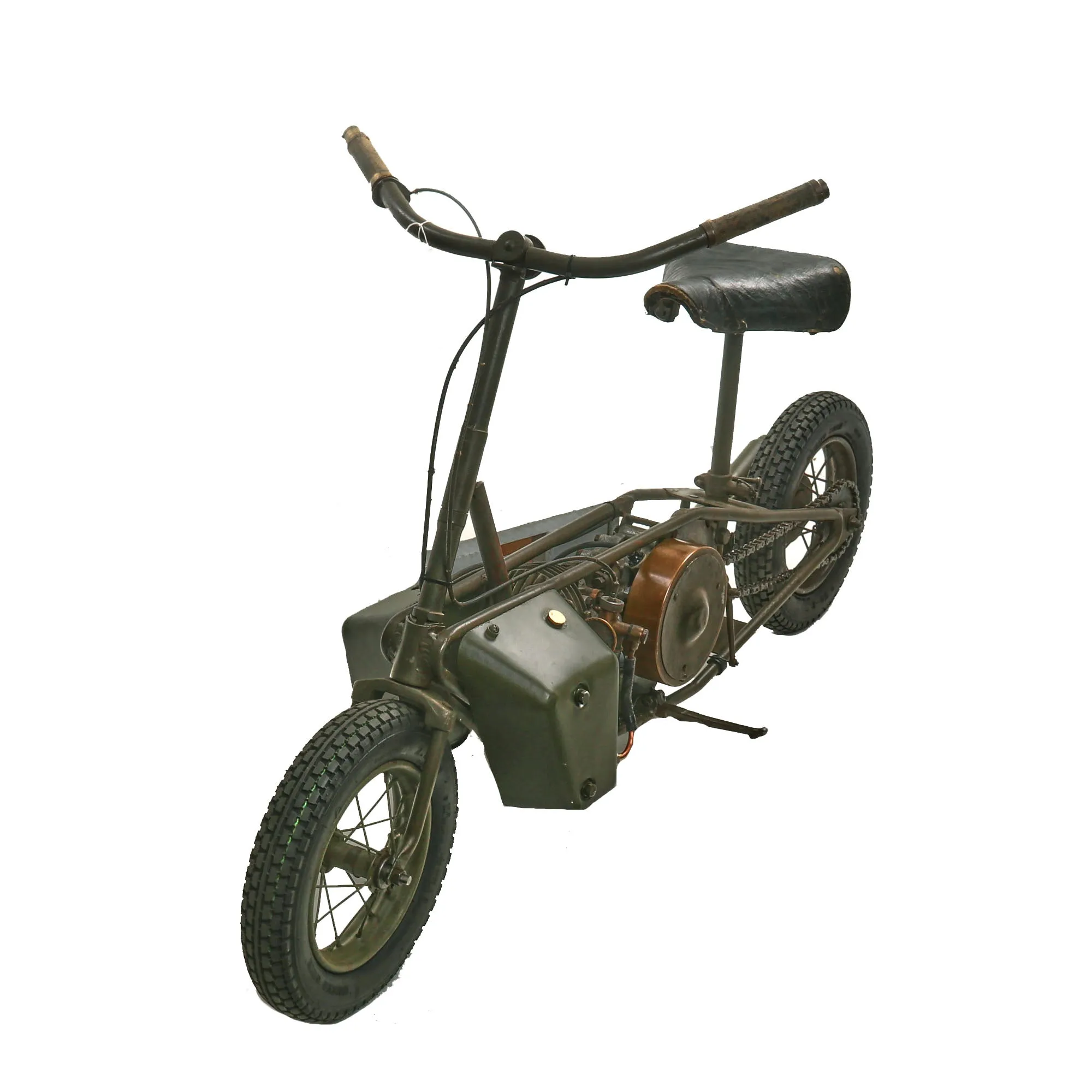 Original British WWII 1942 Mark I Excelsior Welbike Folding Miniature Airborne Motorcycle - Frame Number 826 - Fully Functional