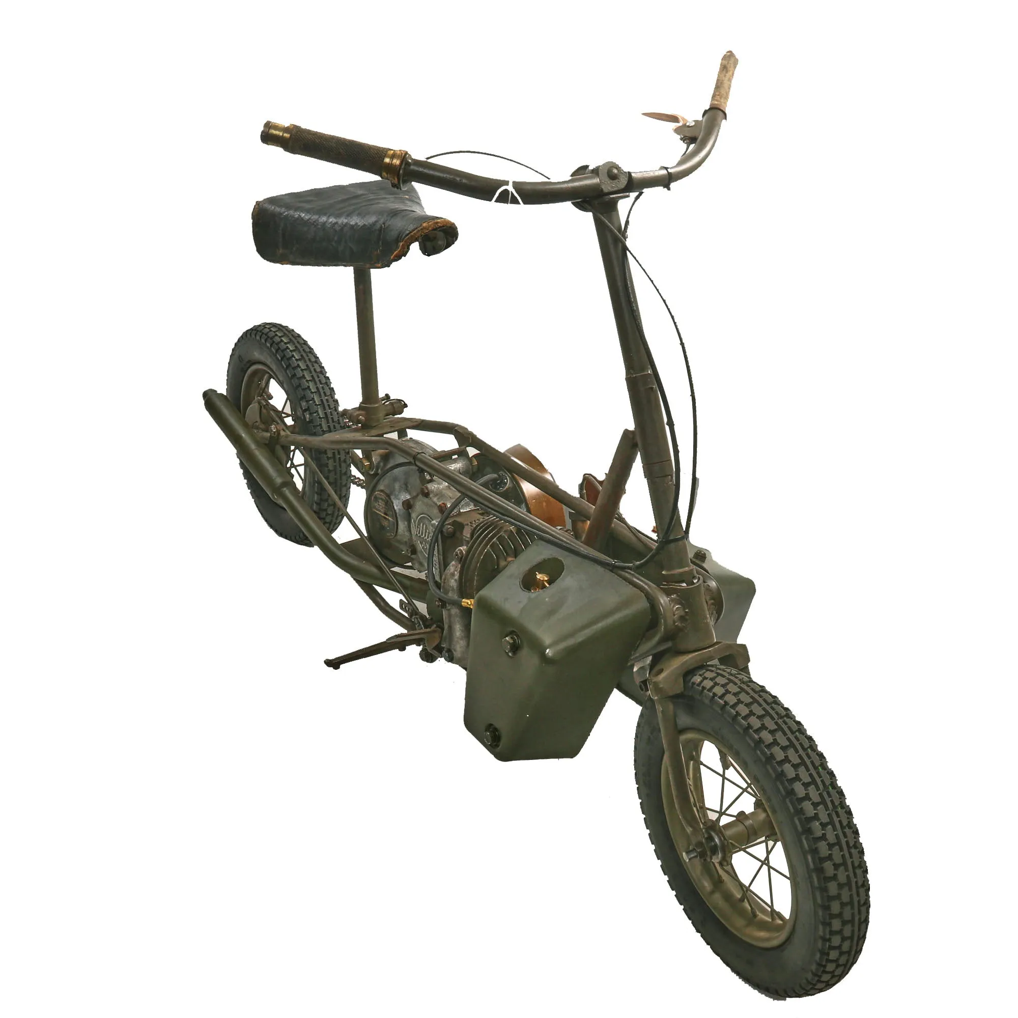 Original British WWII 1942 Mark I Excelsior Welbike Folding Miniature Airborne Motorcycle - Frame Number 826 - Fully Functional