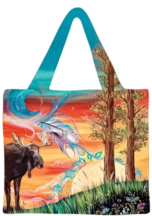 "Harvest Sun" Reusable Shopping Bag by Metis Indigenous Artist, Karen Erickson