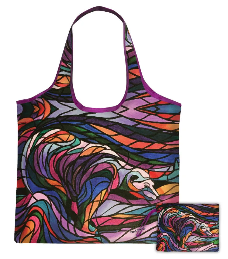 "Salmon Hunter" Reusable Shopping Bag by Native Artist, Don Chase