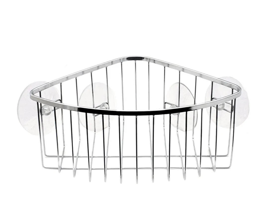 Stainless Suction Corner Basket