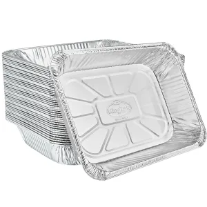 Standard Half Size Foil Steam Table Pan Medium 9X13 [100 Count]