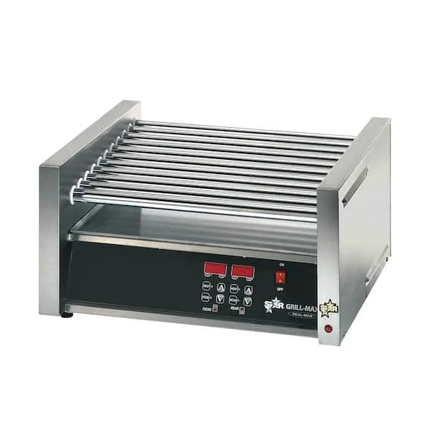 Star 8A-30SCE-230V Grill-Max® Roller Grills 230V 30 Dogs Electronic Control Duratec