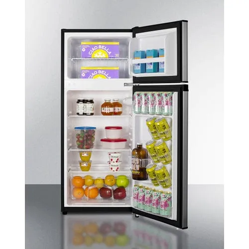 Summit 19" Slim Stainless Refrigerator-Freezer CP73PL