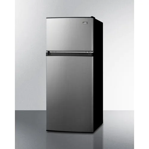 Summit 19" Slim Stainless Refrigerator-Freezer CP73PL