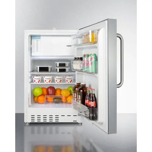 Summit 21" ADA Compliant Built-In Refrigerator-Freezer ALRF48SSTB