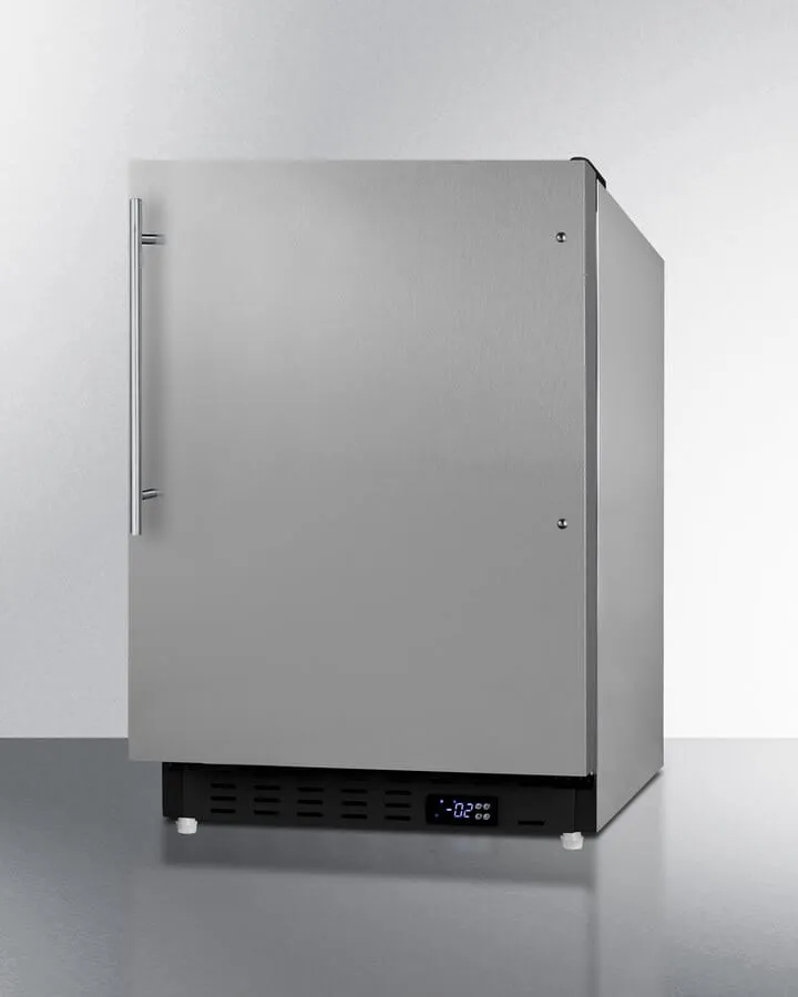 Summit 21" Built-In All-Freezer ALFZ37BCSSHV