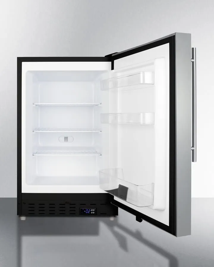 Summit 21" Built-In All-Freezer ALFZ37BCSSHV